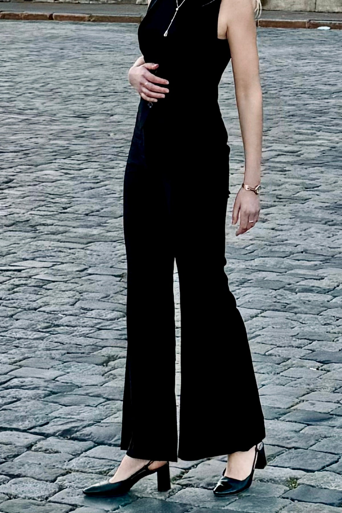 Mılano Vista İspanyol Paça Keten Pantolon