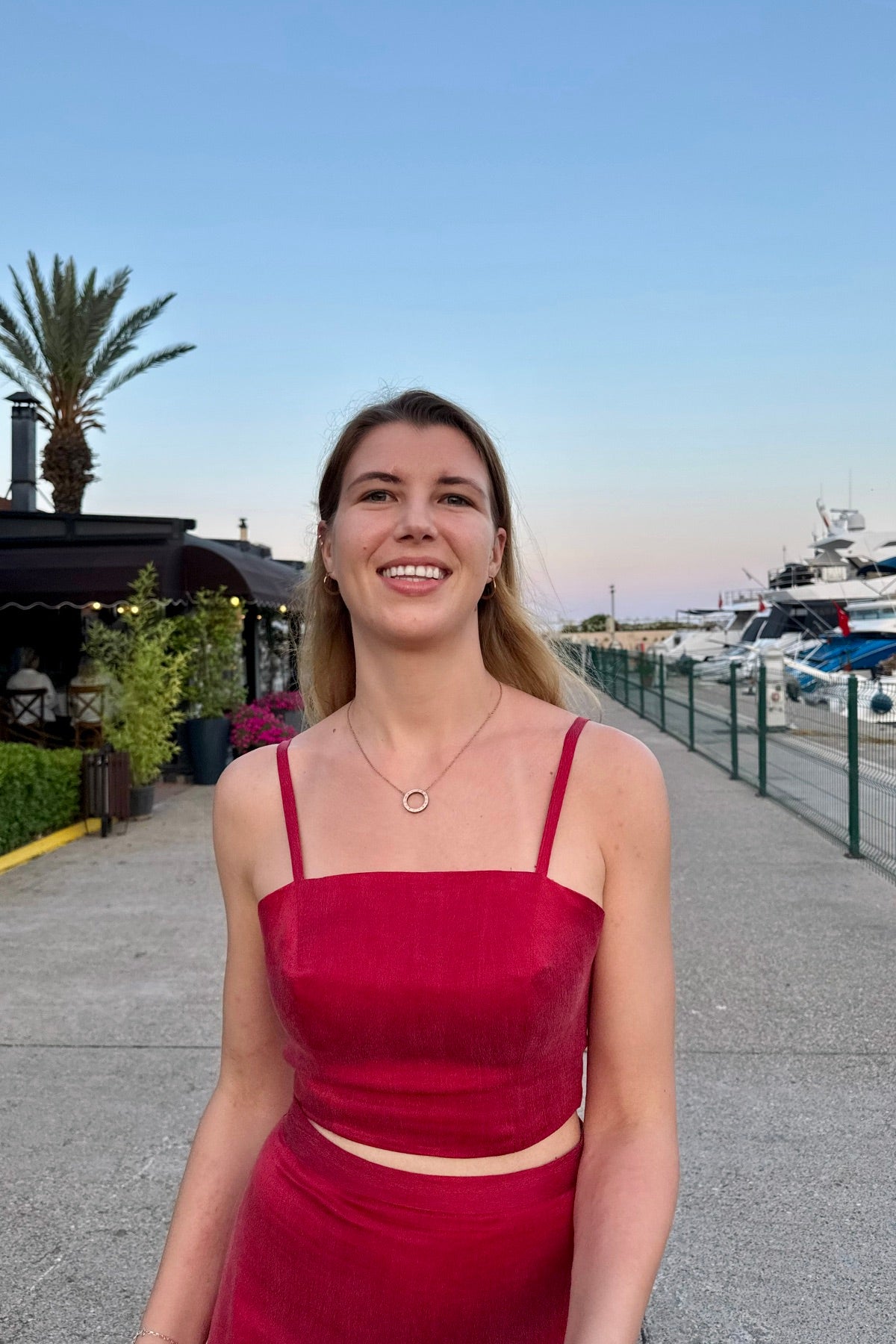 Kırmızı Bambu Slip Top