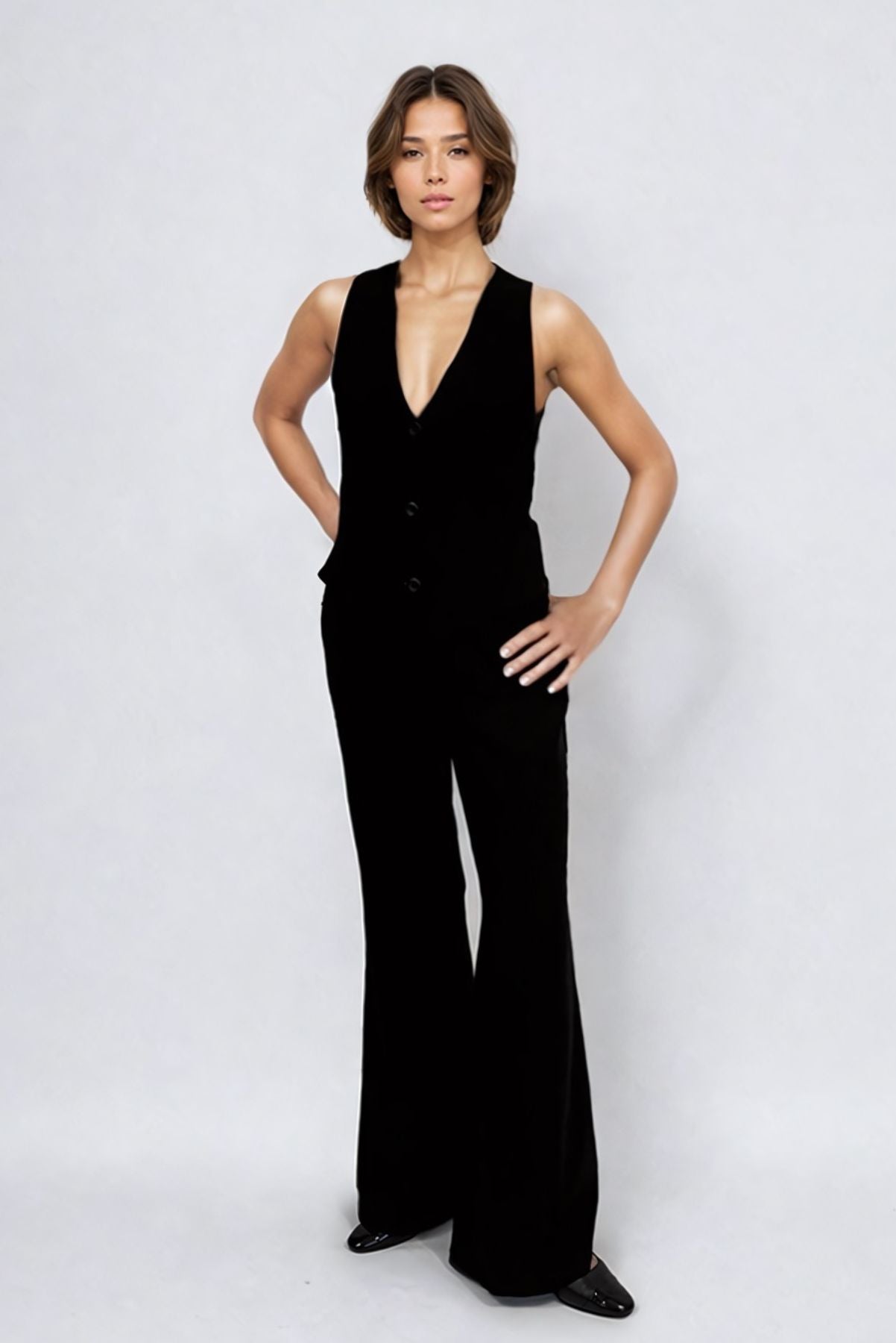 Mılano Vista İspanyol Paça Keten Pantolon