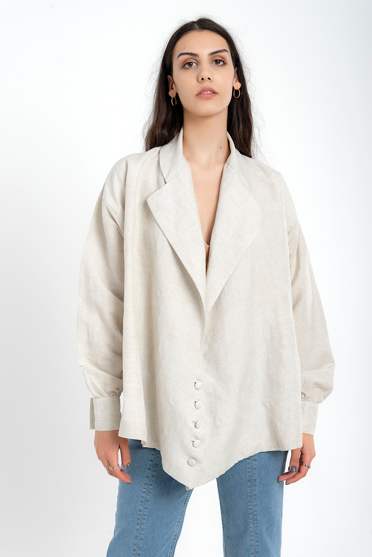 Avant Garde Keten İpek Ceket