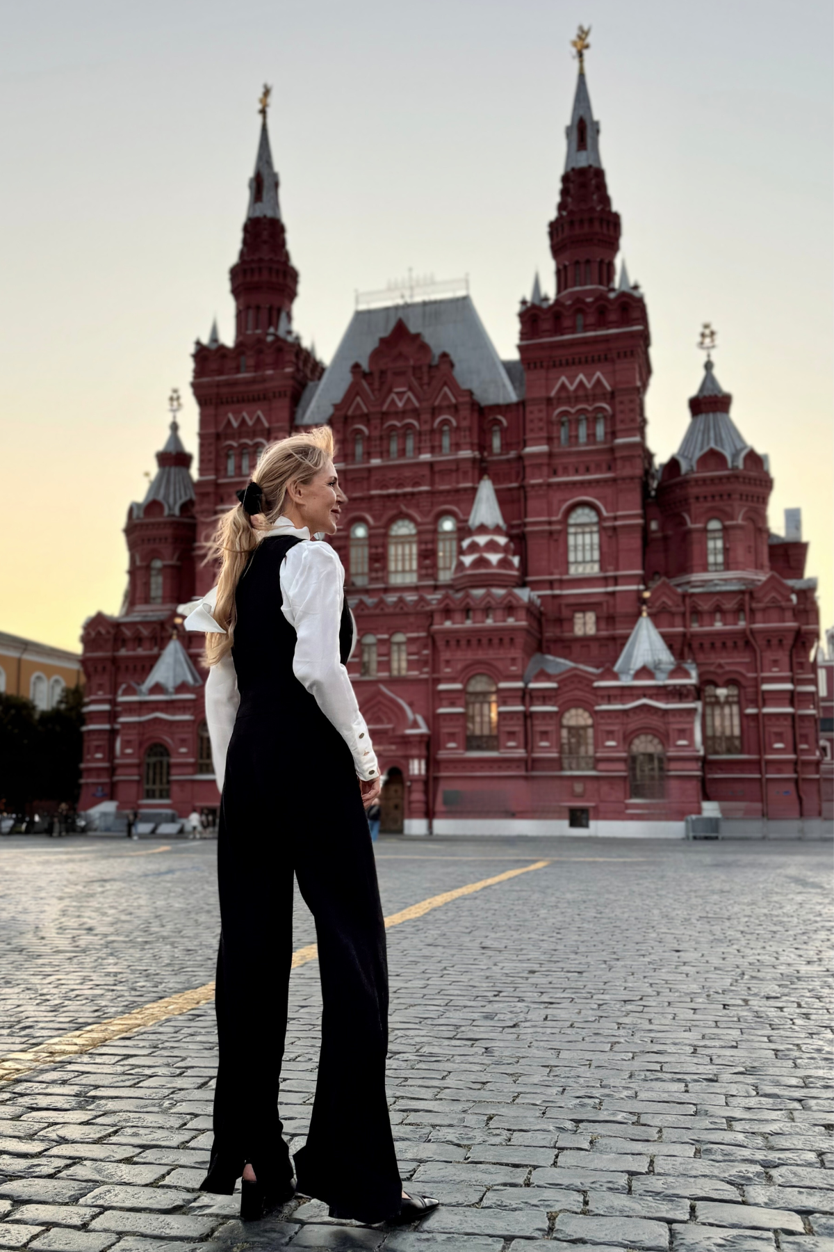 Mılano Siyah Keten Yelek