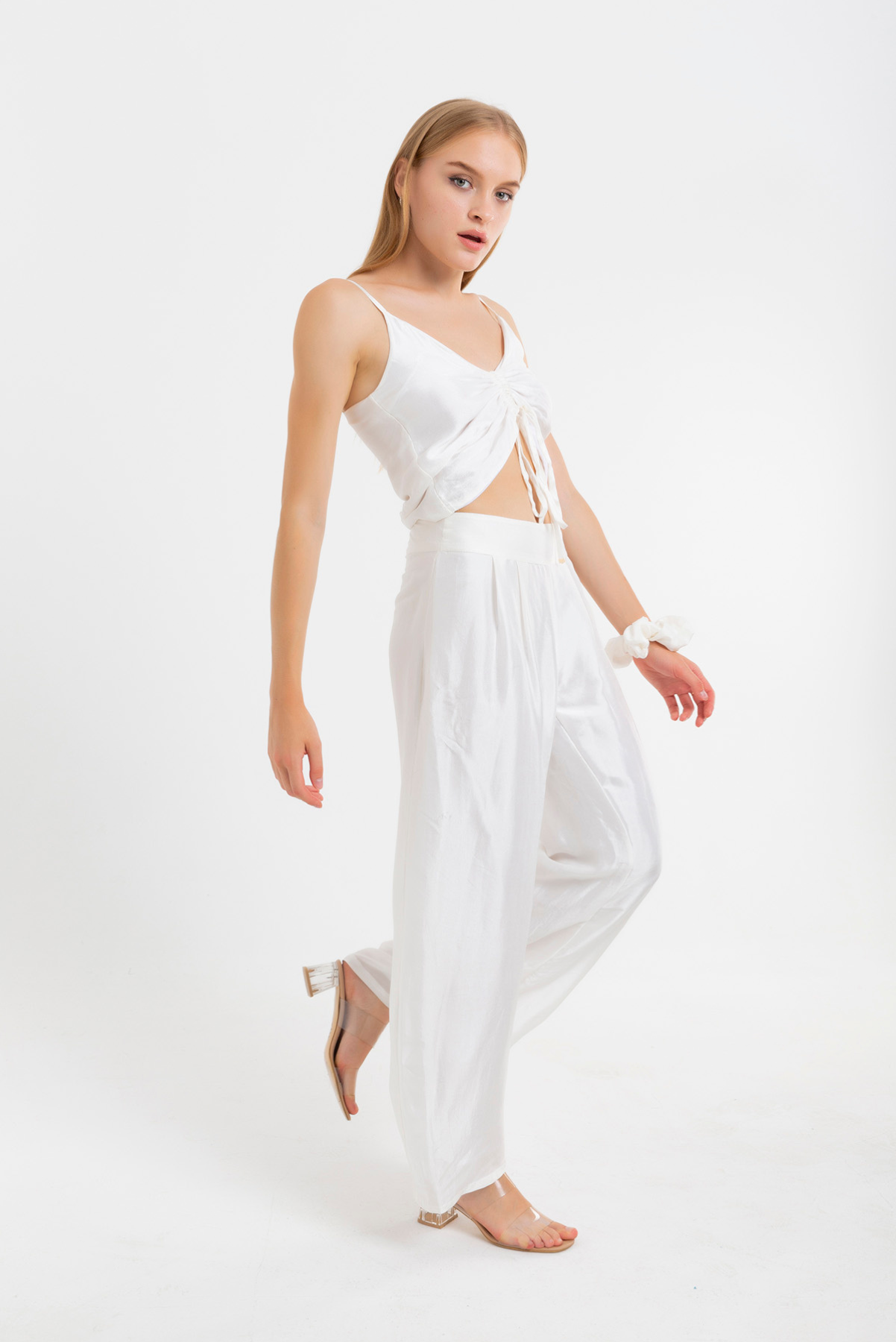 Butterfly Saf İpek Bluz