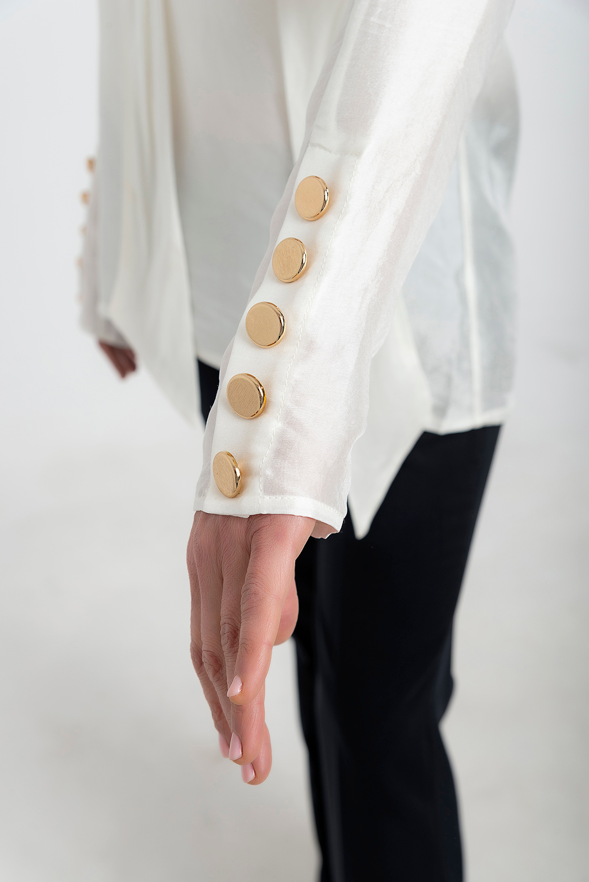 Trıo Muse Saf İpek Bluz