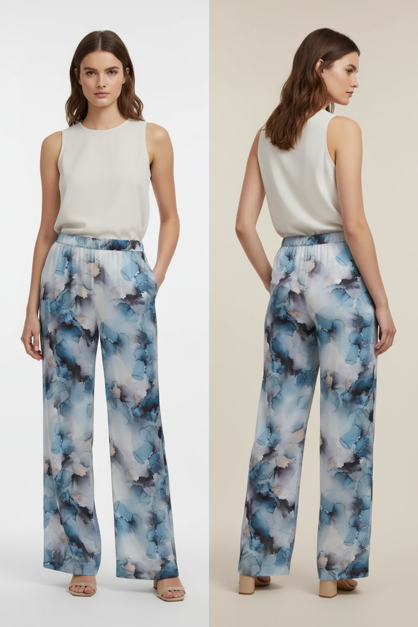 Golden Blue Easy Fit Pantolon