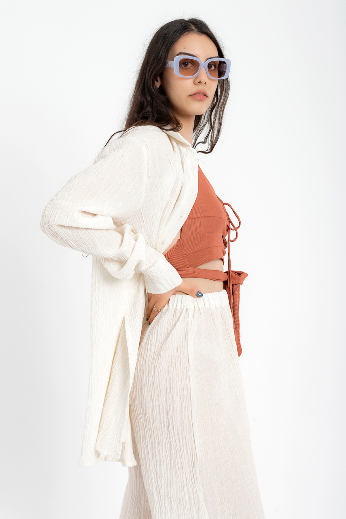 Kelebek İpek Pantolon