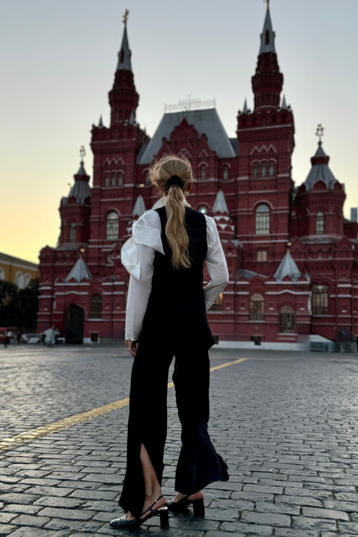 Mılano Siyah Keten Yelek