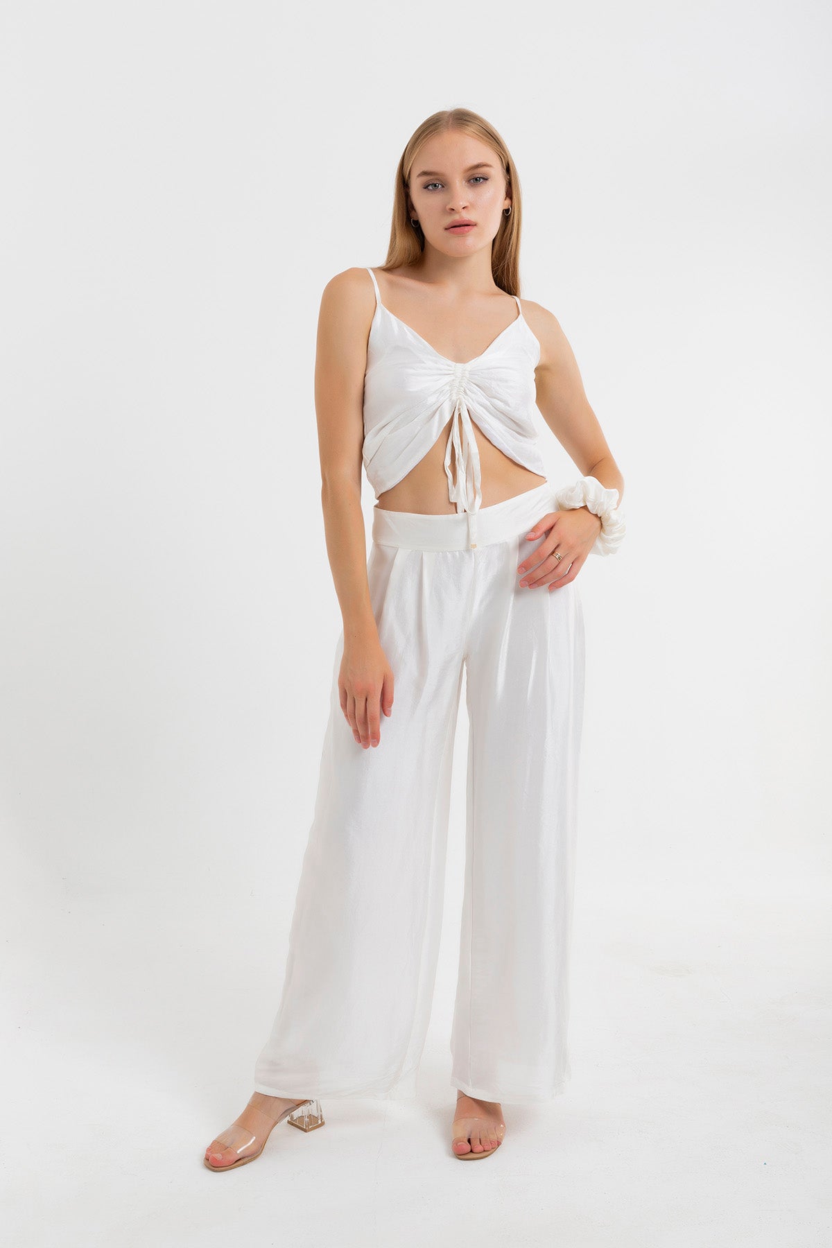 Butterfly Saf İpek Bluz