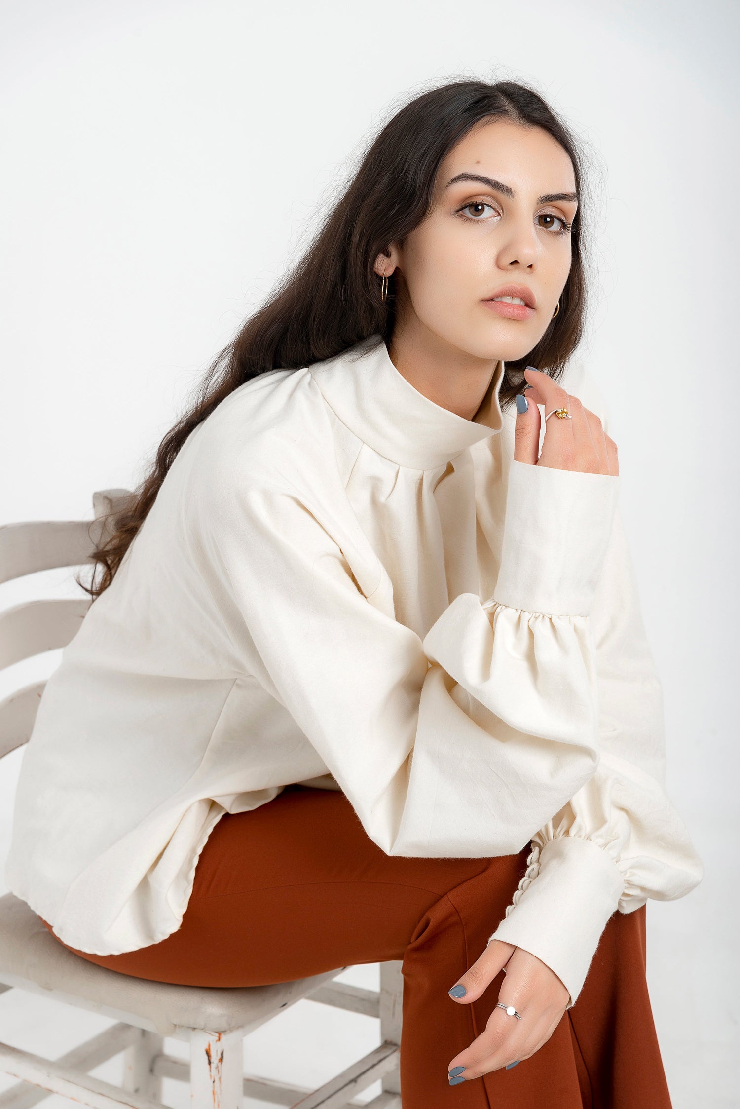 Vıbrato Kışlık Pamuk İpek Bluz