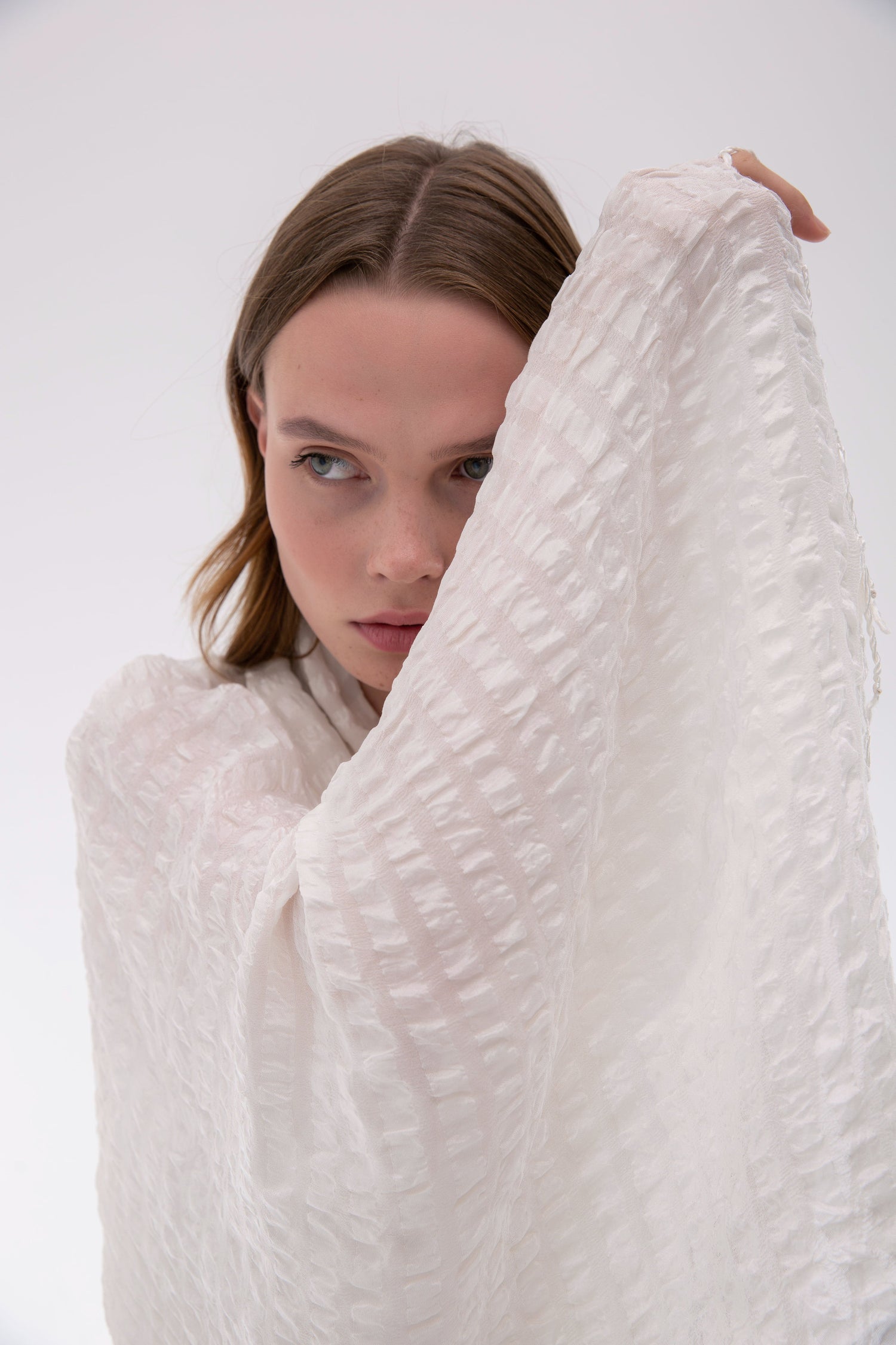 Stevıe El Yapımı İpek Şal