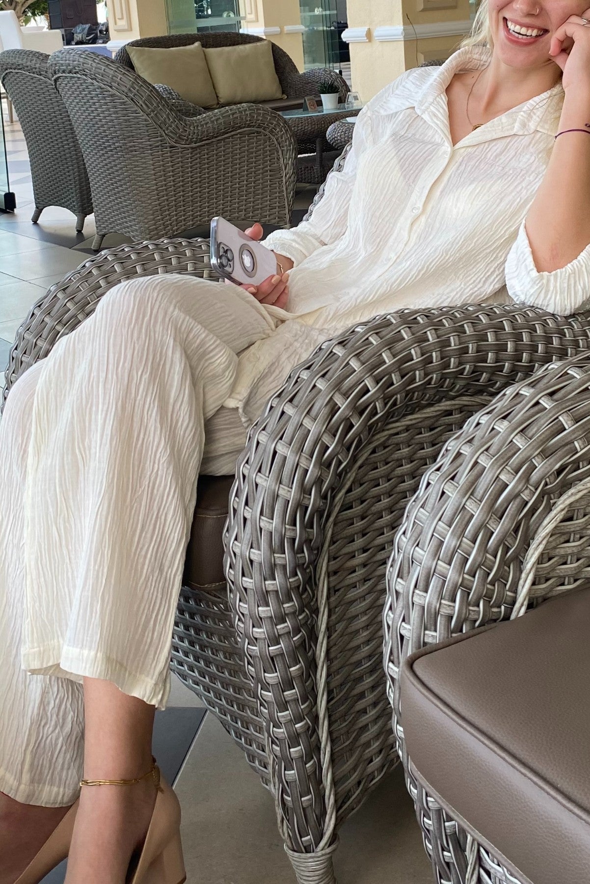 Kelebek İpek Pantolon